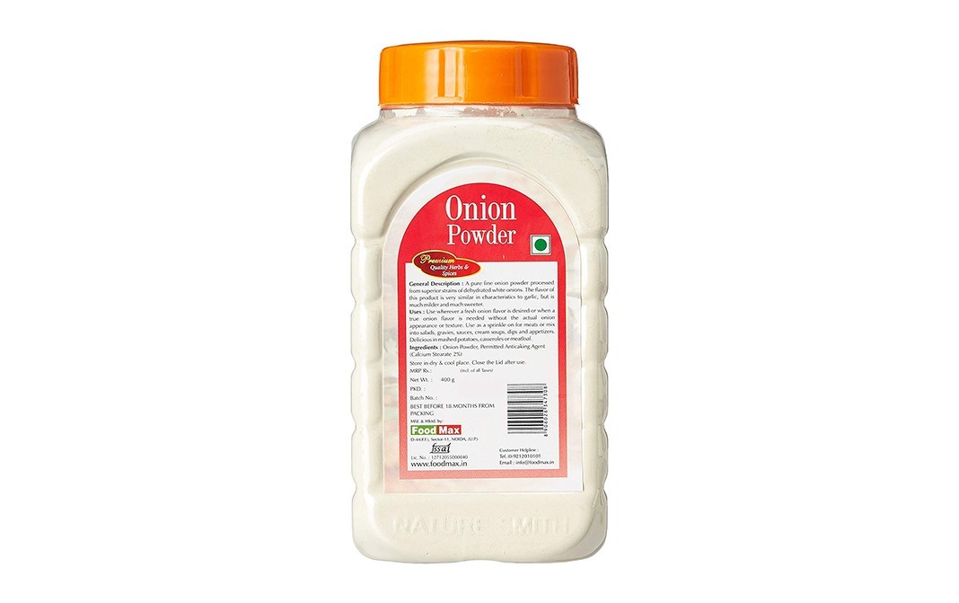 NatureSmith Onion Powder    Plastic Jar  400 grams